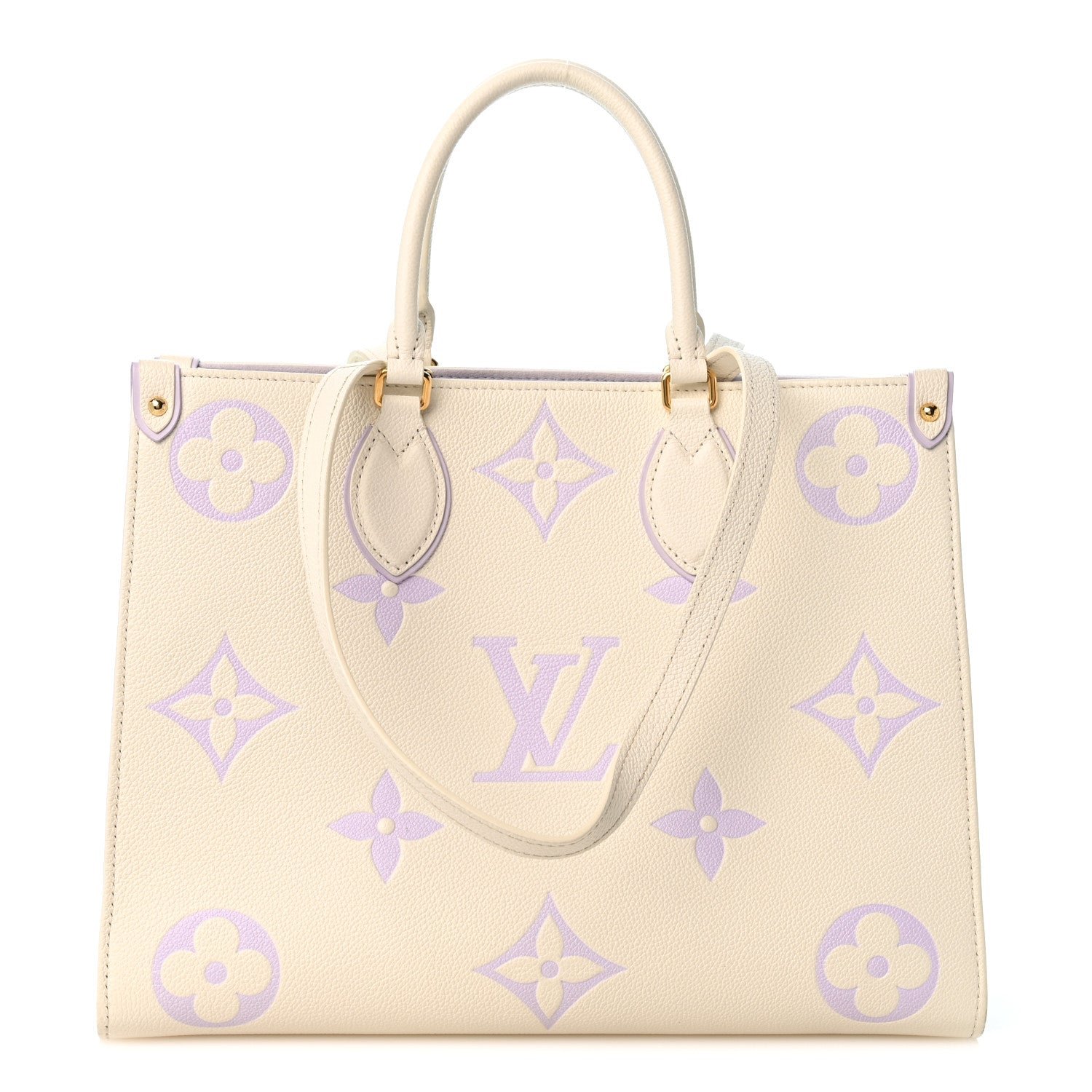 Louis Vuitton Empreinte Monogram Giant Onthego MM Latte Bubble Tea