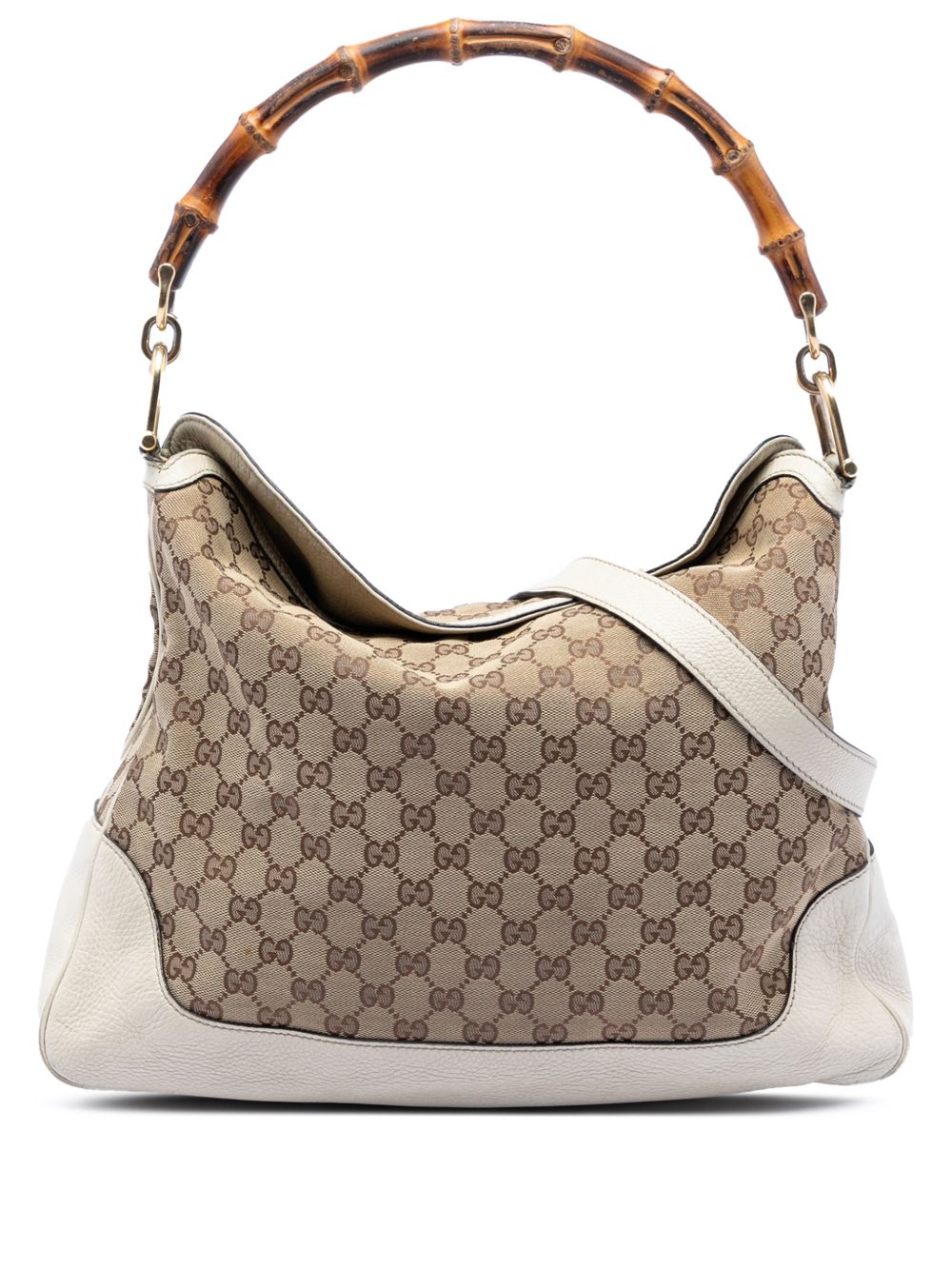 2016-2025 GG Canvas Bamboo Diana satchel