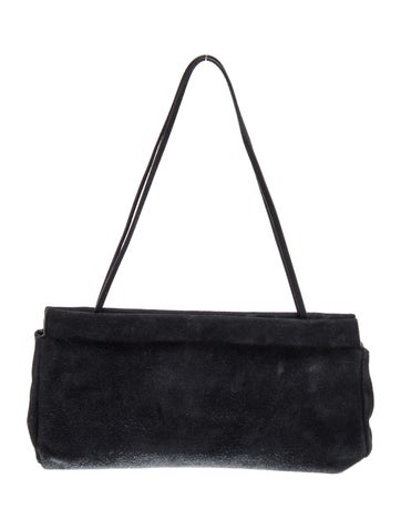 The Row Suede Shoulder Bag