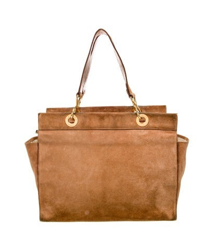 Celine Suede Shoulder Bag Vintage