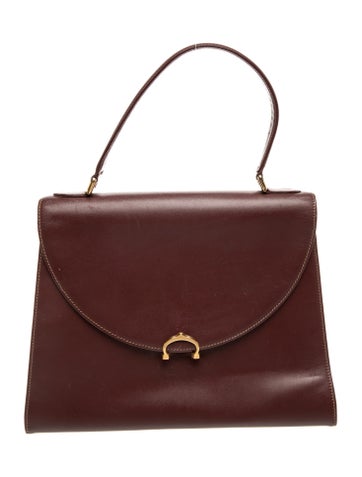 Leather Top Handle Bag
