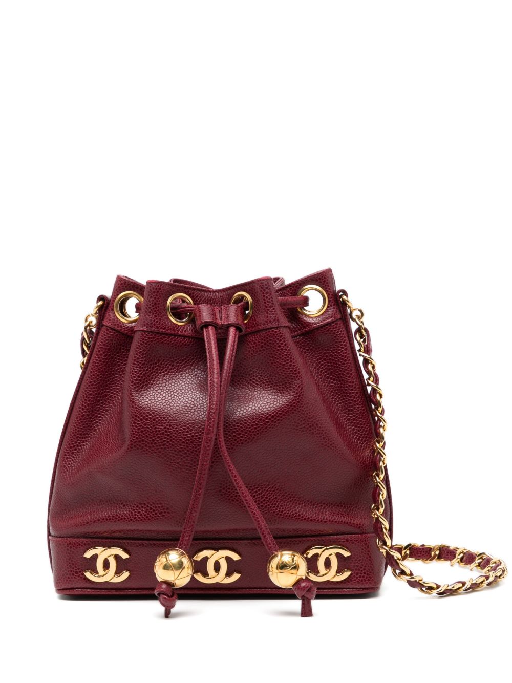 1994 CC logo caviar Tote Bag