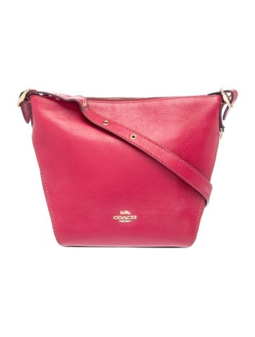 Coach Leather Messenger Bag