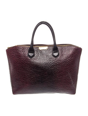Leather Top Handle Bag