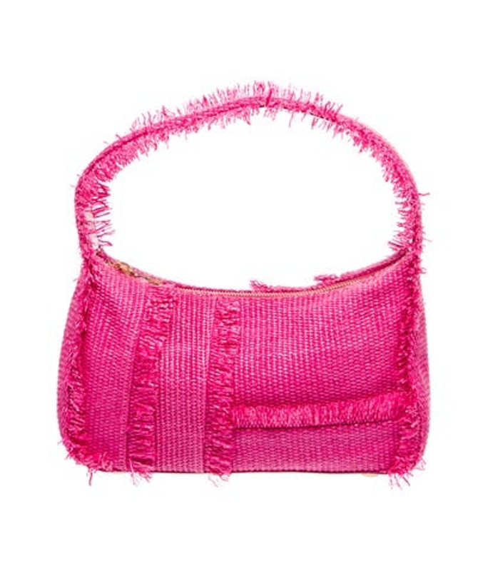 Cult Gaia Gaia Raffia Shoulder Bag