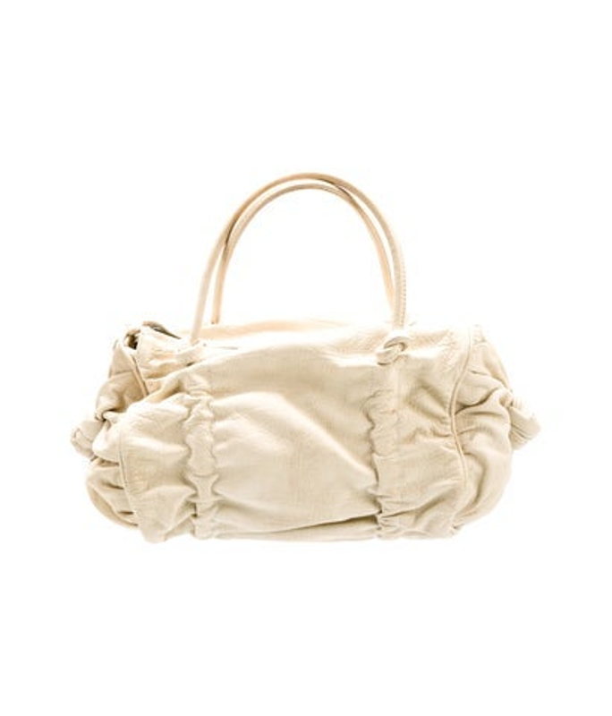 Bottega Veneta Veneta Leather Top Handle Bag