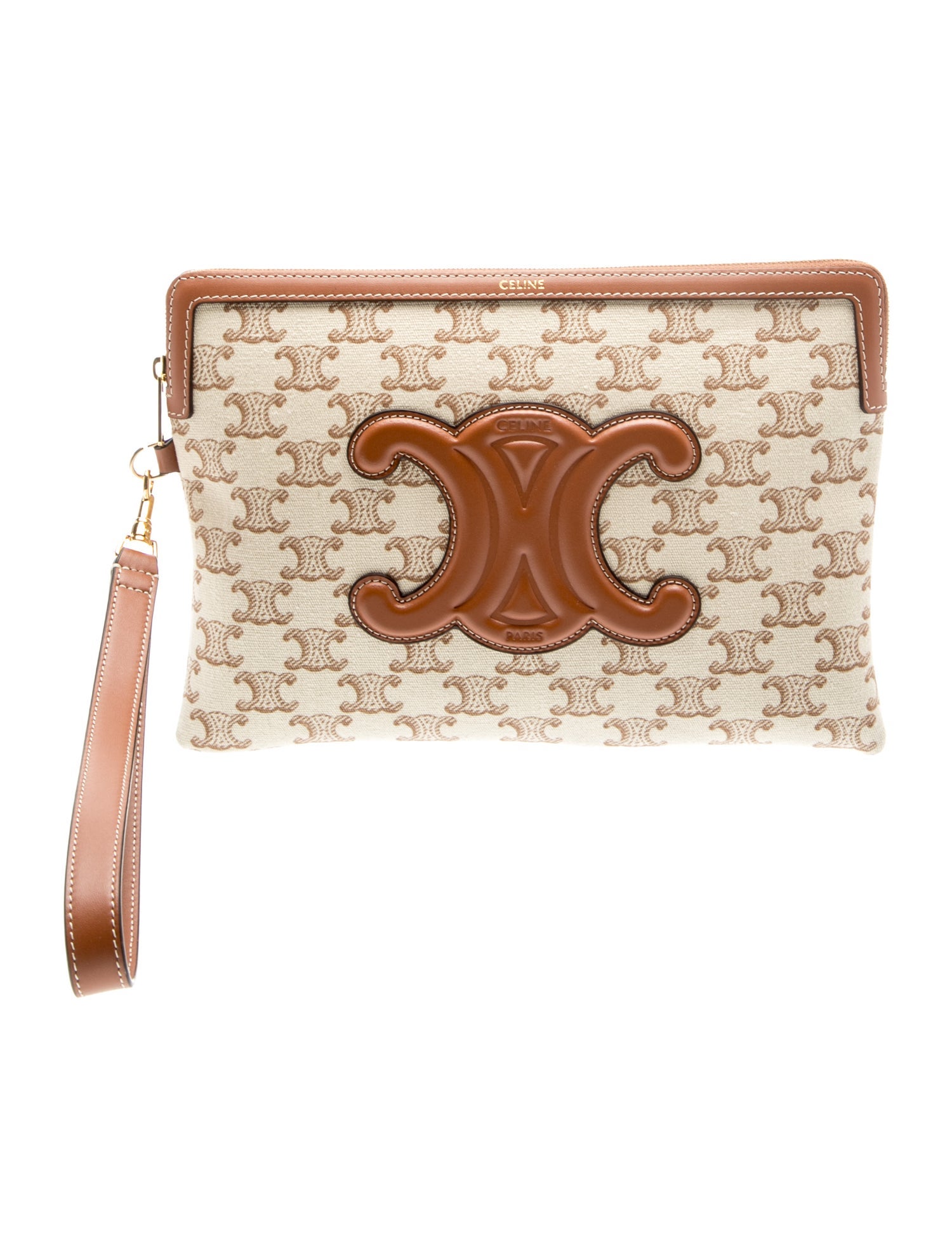 Triomphe Pouch with Strap Small 2023-2024