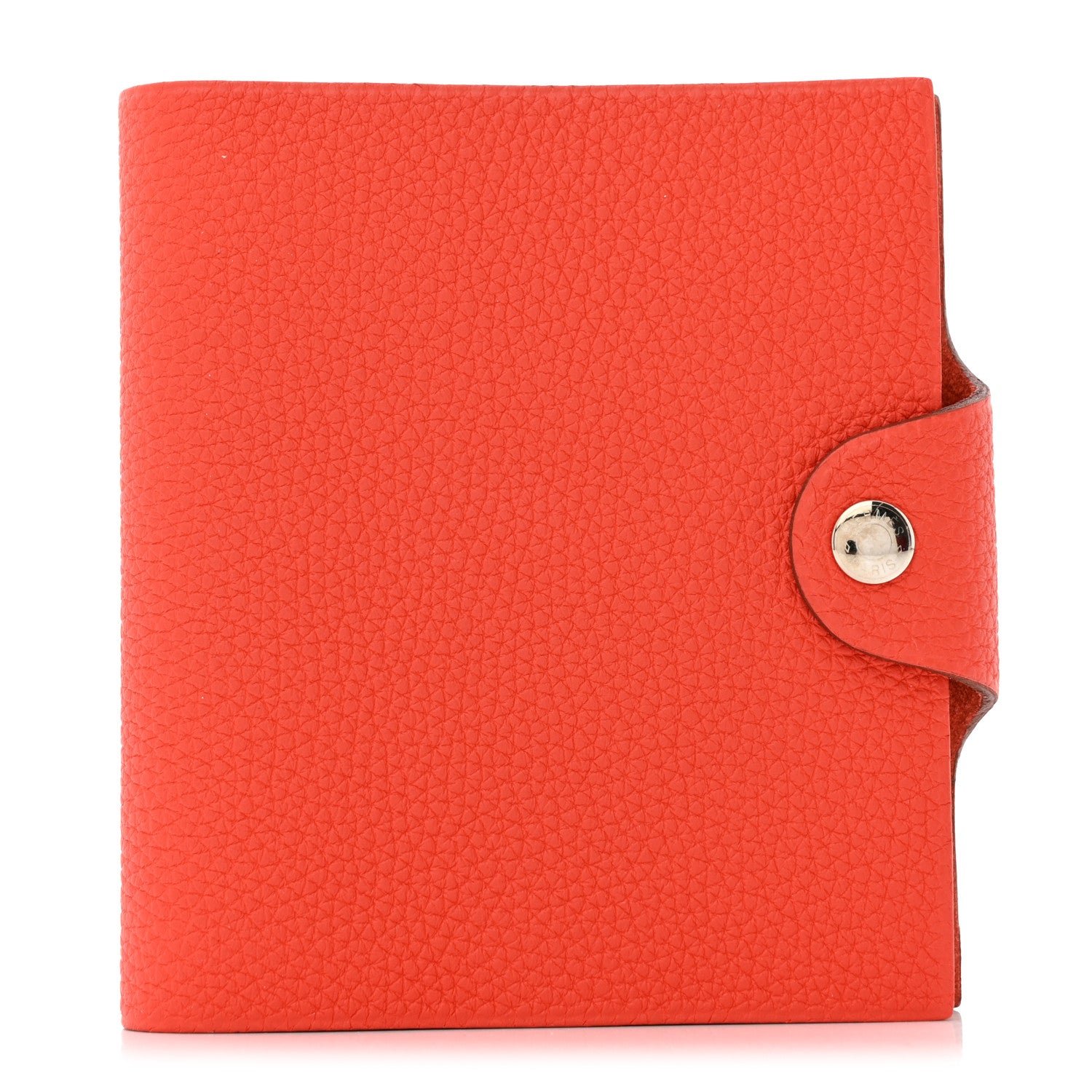 Hermes Togo Ulysse Mini Notebook Cover Rouge Tomate