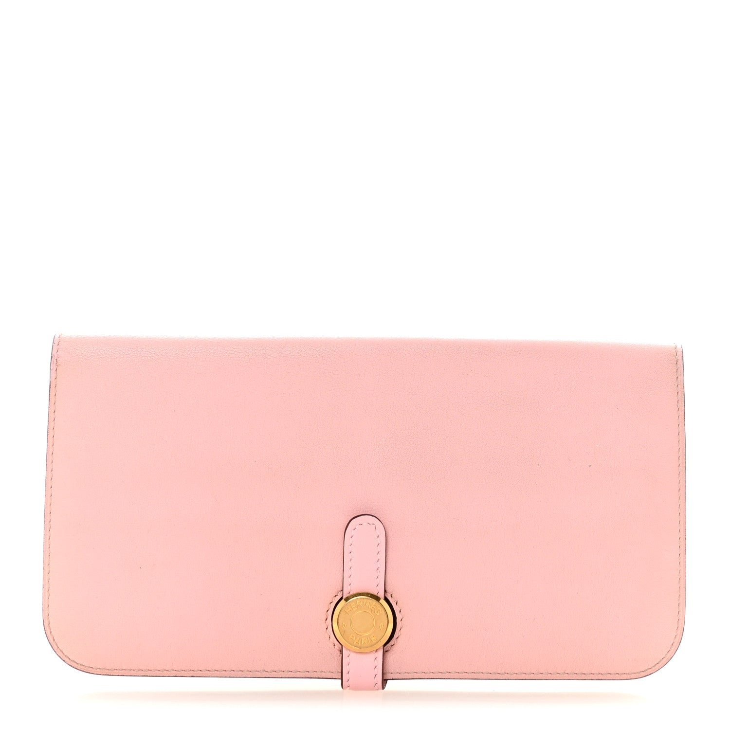 Hermes Swift Dogon Recto Verso Wallet Rose Sakura