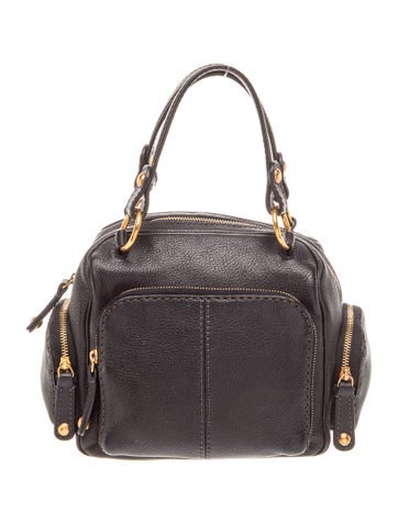 Leather Top Handle Bag