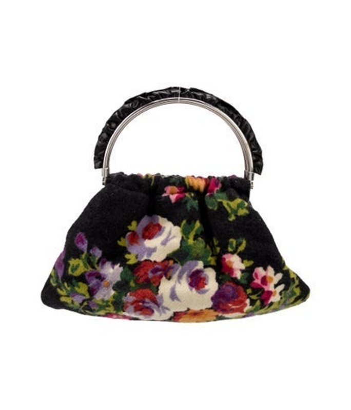 Moschino Wool Top Handle Bag