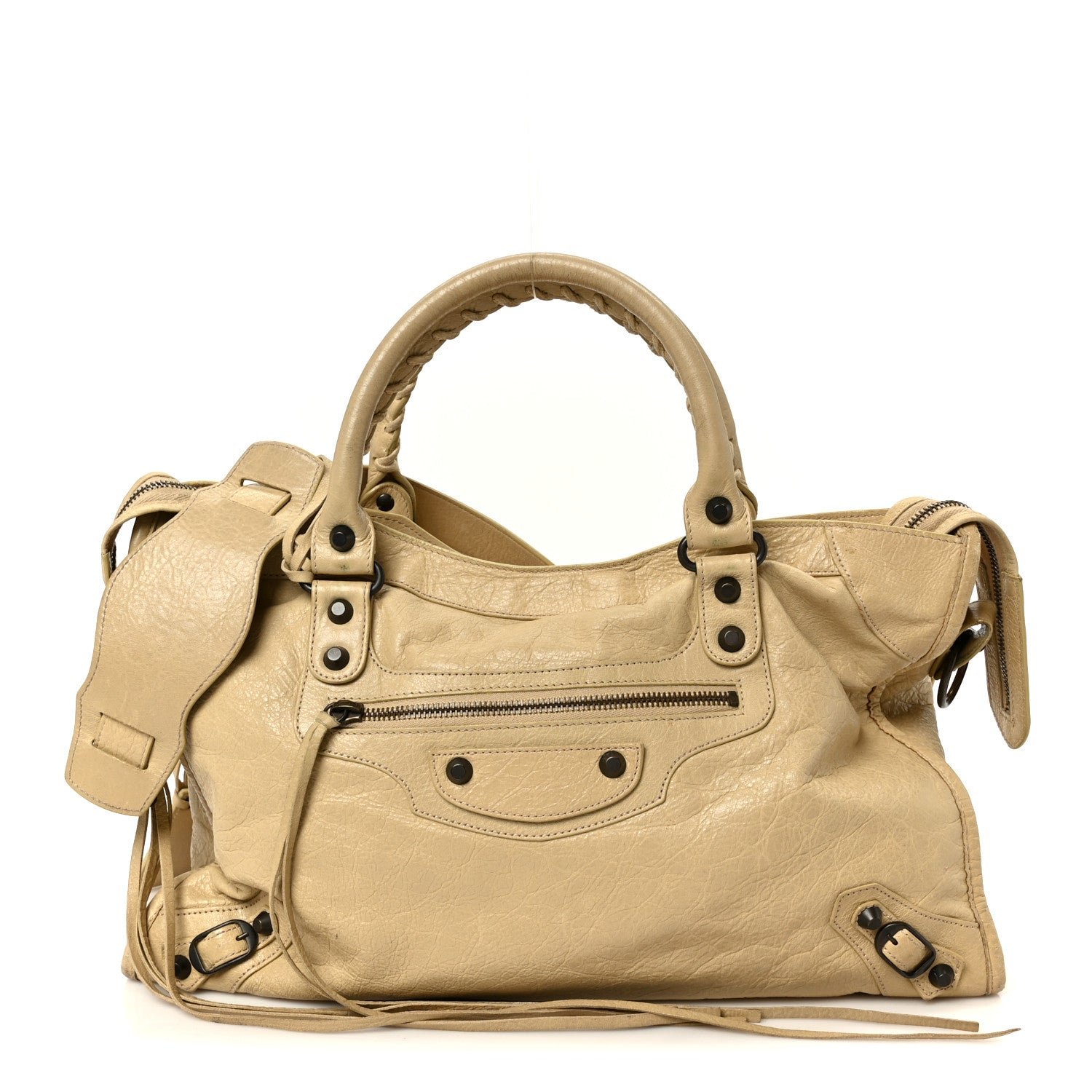 Balenciaga Agneau Classic Hardware City Dune