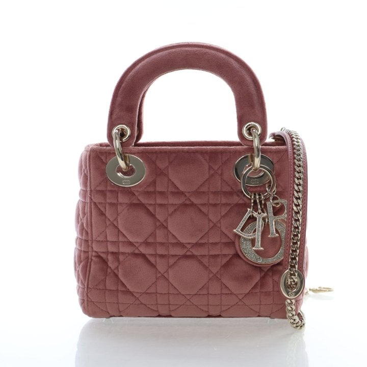 Christian Dior Mini Velvet Lady Dior