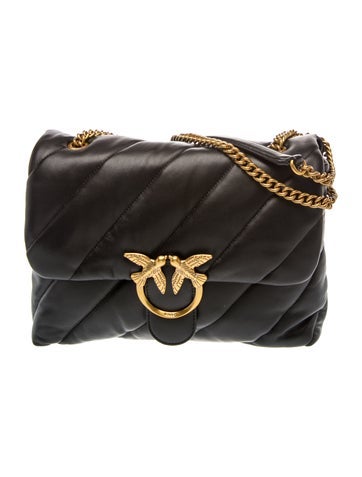 Pinko Leather Shoulder Bag