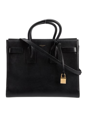 Saint Laurent Leather Sac De Jour