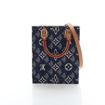 Canvas Monogram Jacquard Since 1854 Sac Plat Petit