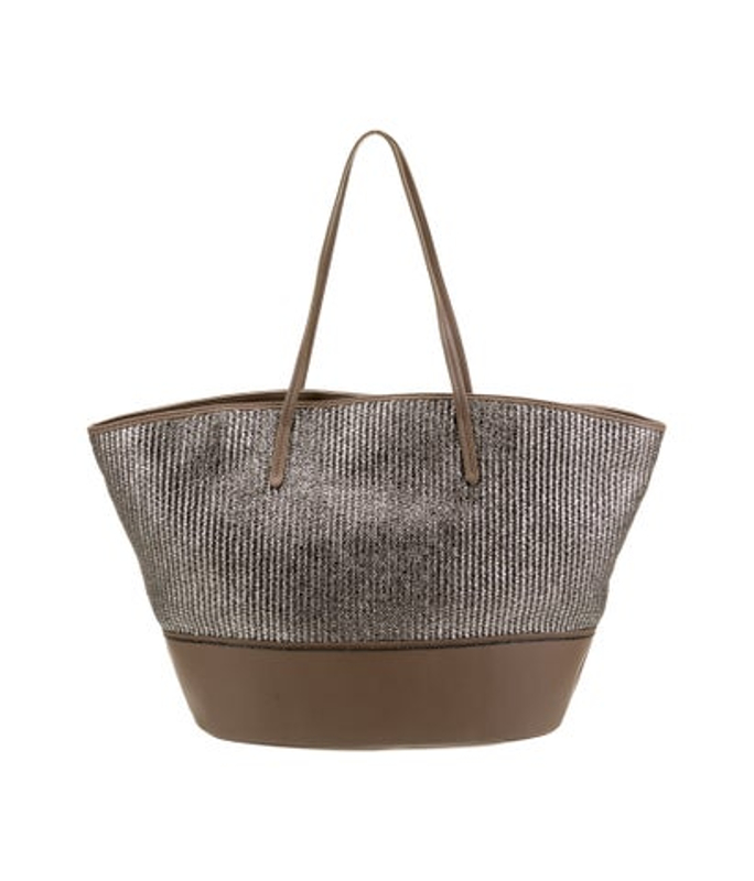 Brunello Cucinelli Cucinelli Raffia Tote
