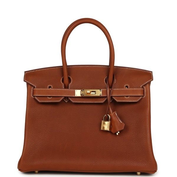 Hermes Hermes Birkin 30 Fauve Barenia Faubourg Gold Hardware