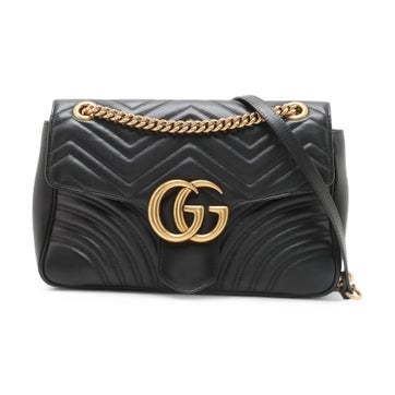 Calfskin GG Marmont Matelassé Shoulder Bag
