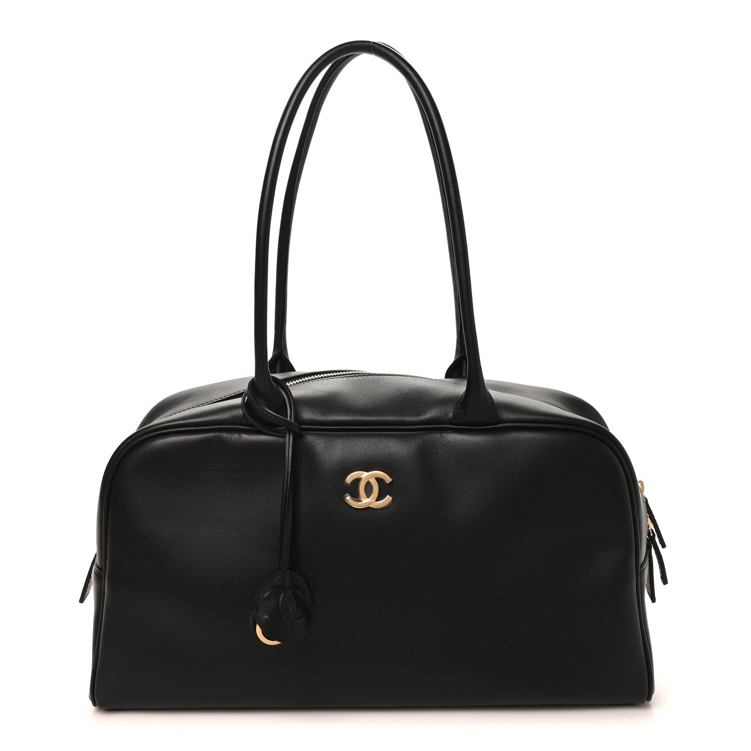 Chanel Calfskin Large Perfect Bowling Bag Black