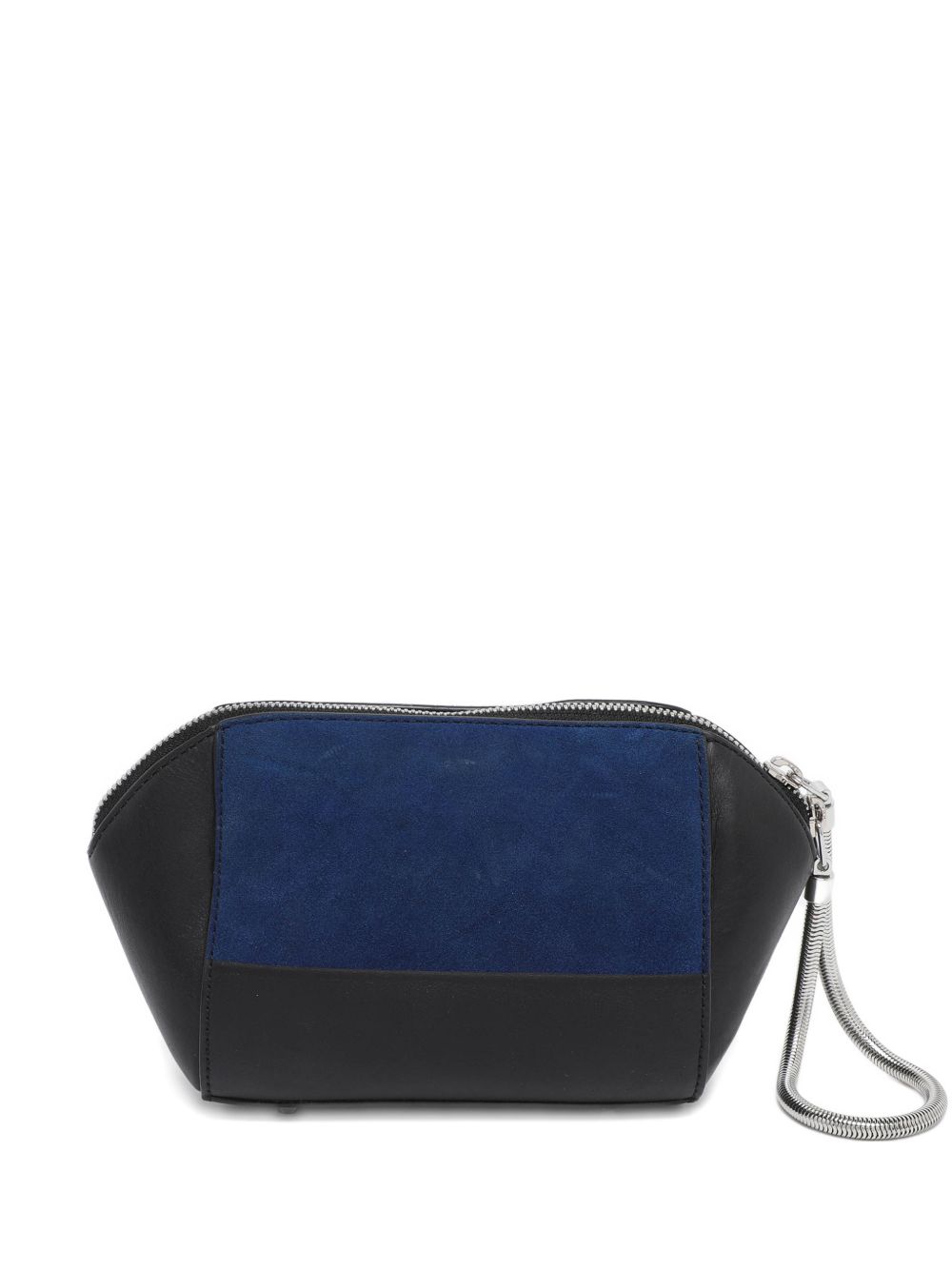 chain-strap leather make up bag