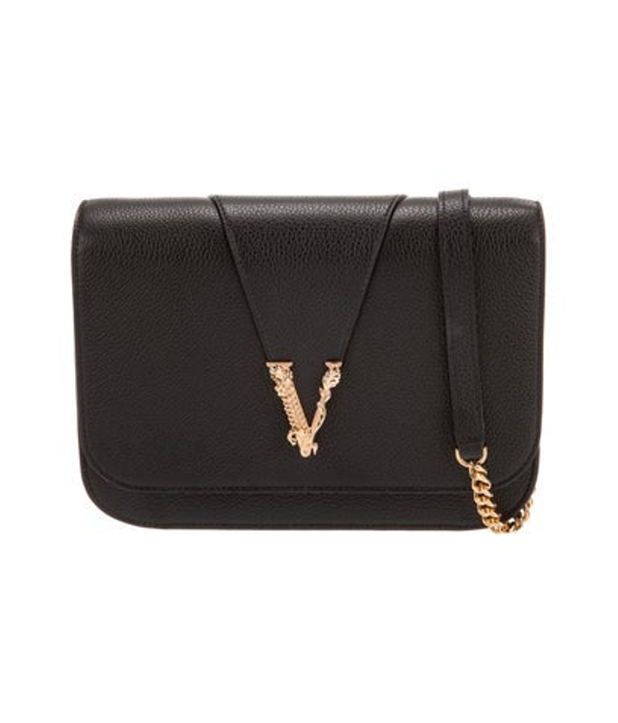 Versace Leather Evening Bag W Tags