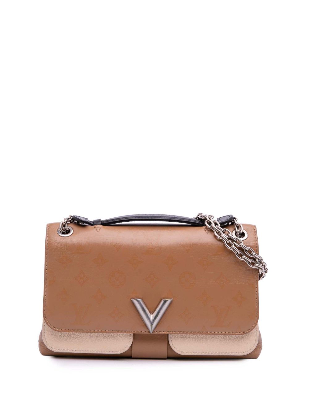 2017 Monogram Cuir Plume Ecume Very Chain satchel