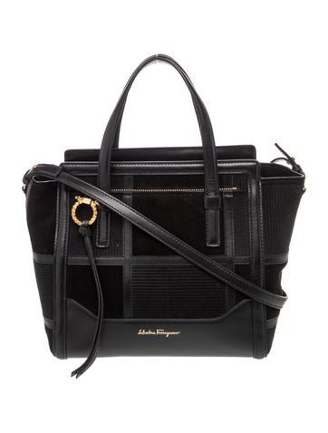 Ferragamo Leather Top Handle Bag