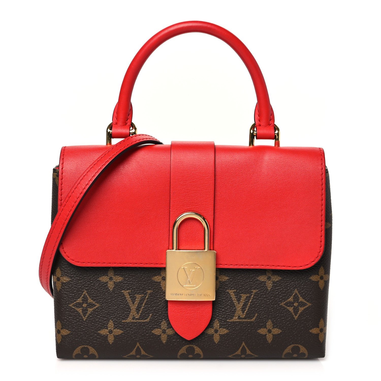 Louis Vuitton Monogram Locky BB Coquelicot