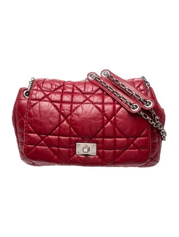 Cannage Leather Shoulder Bag