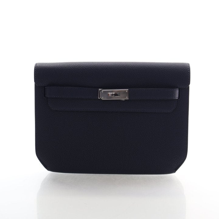 Hermes Bleu Nuit Togo Kelly Depeches 25