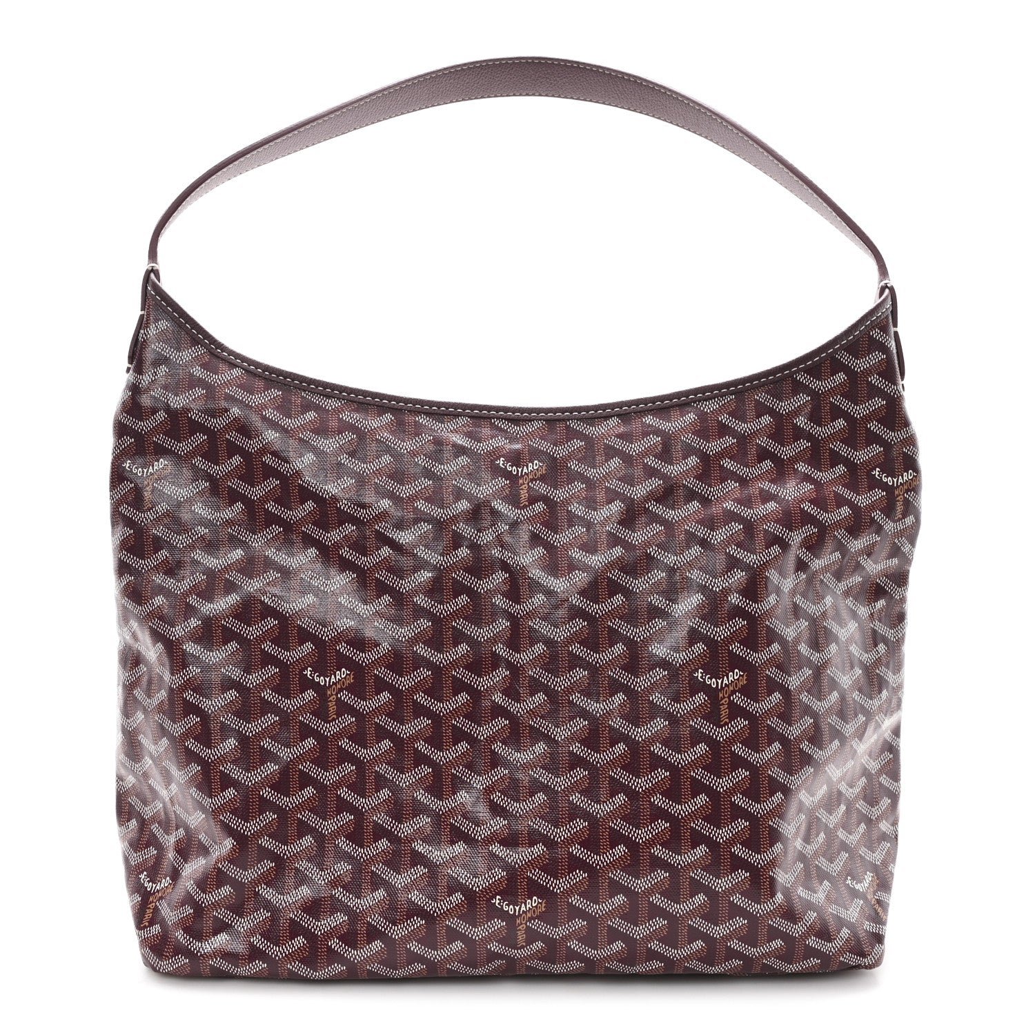 Goyard Goyardine Boheme Hobo Burgundy