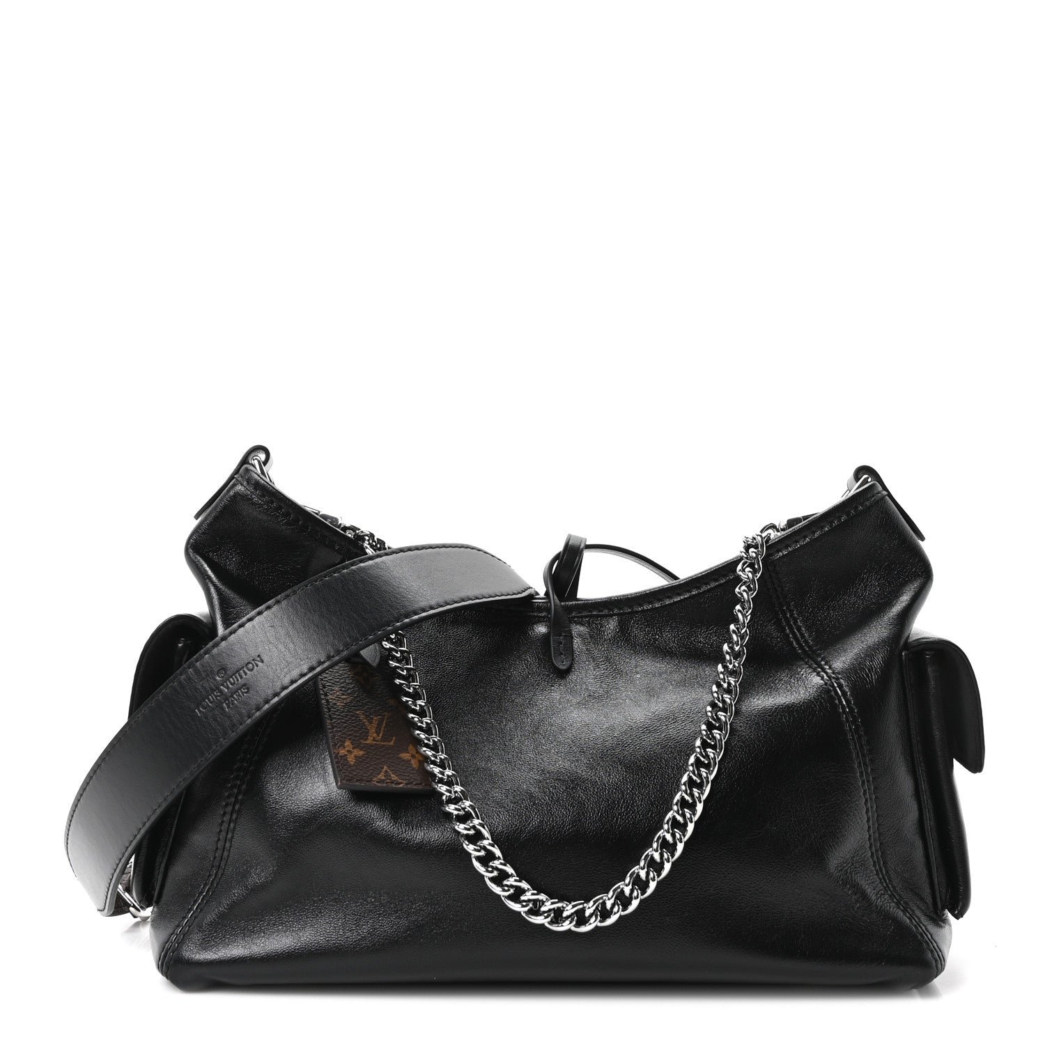 Louis Vuitton Louis Vuitton Lambskin CarryAll Cargo Vibe PM Black