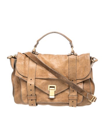 Leather Top Handle Bag