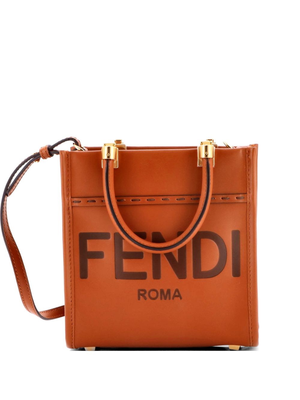 Sunshine Shopper Tote Leather Mini crossbody bag