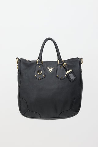 Vitello Daino Logo Bag