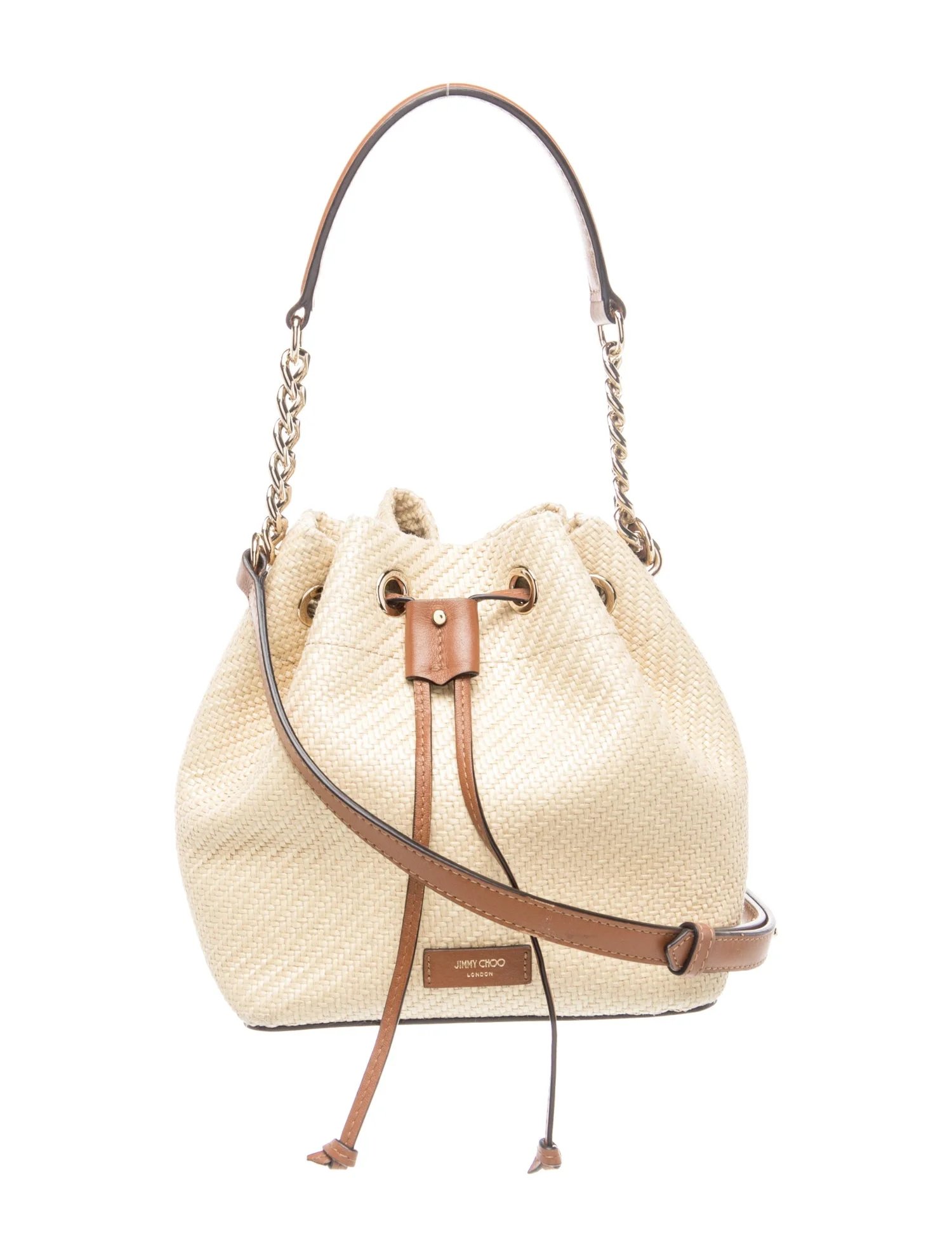 Raffia Bucket Bag
