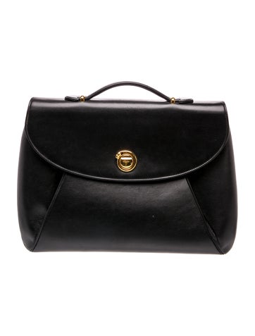 Cartier Leather Top Handle Bag