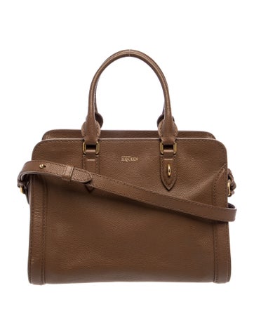 Leather Top Handle Bag
