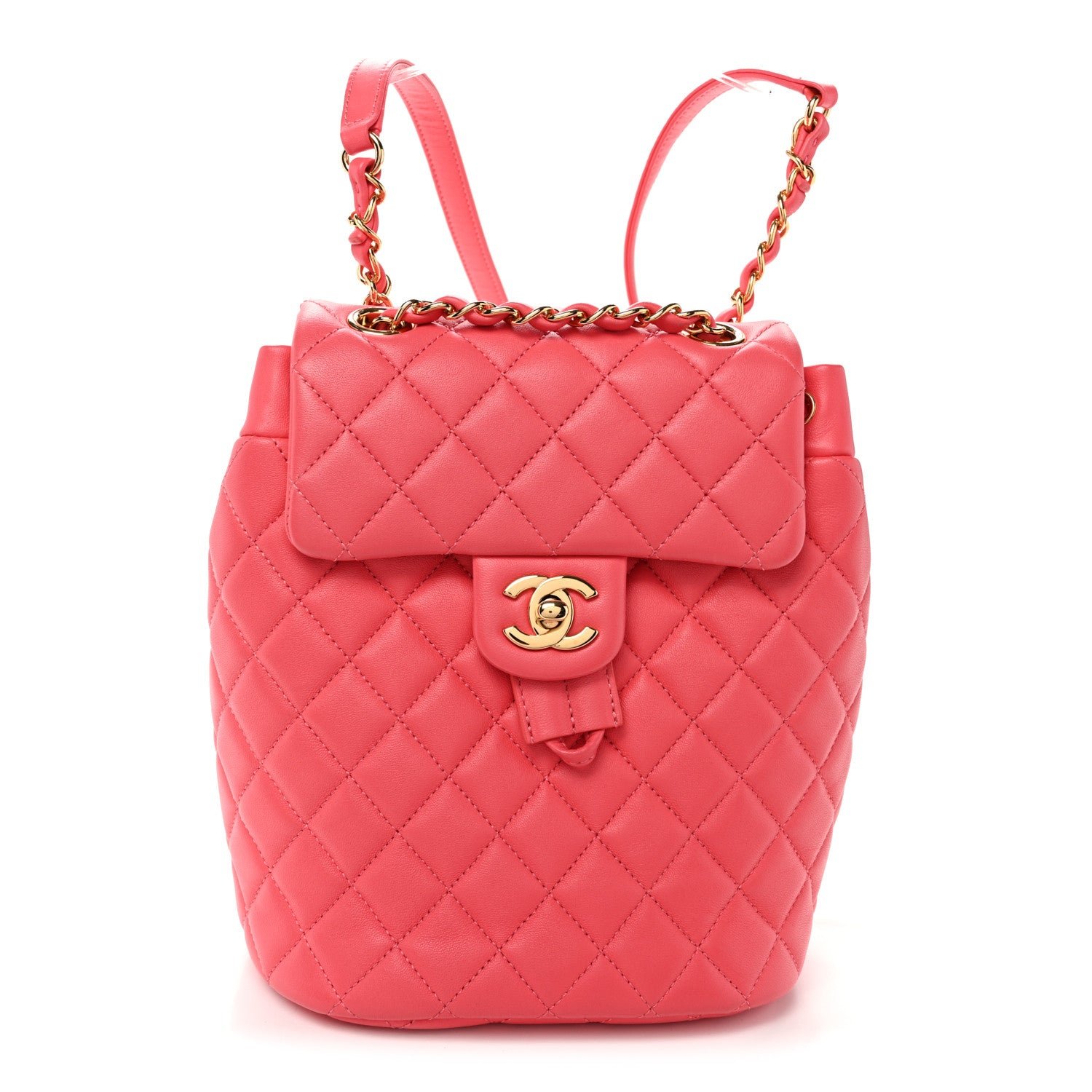 Chanel Lambskin Quilted Mini Urban Spirit Backpack Pink