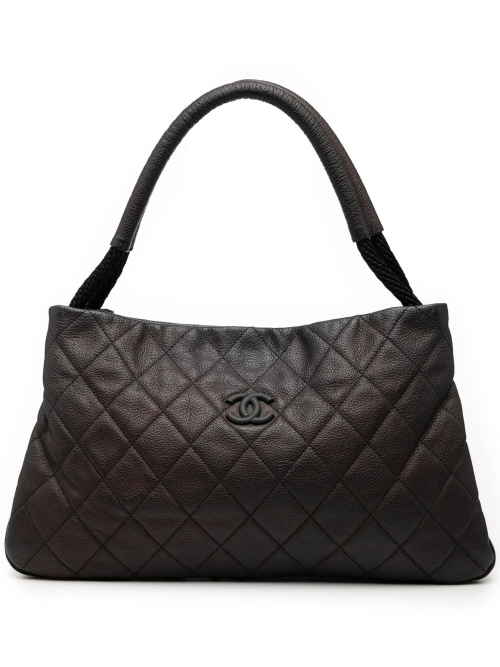 Chanel 2009-2010 Medium Quilted Calfskin Yacht Expandable Zip tote bag