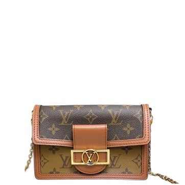Coated Canvas Dauphine Chain Wallet