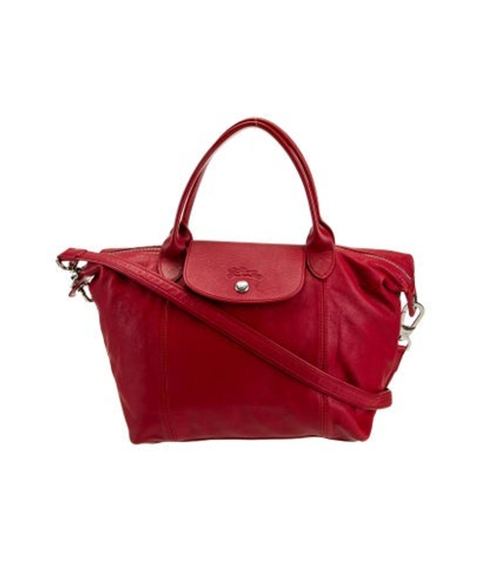 Longchamp Leather Top Handle Bag