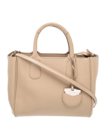 Ferragamo Leather Top Handle Bag