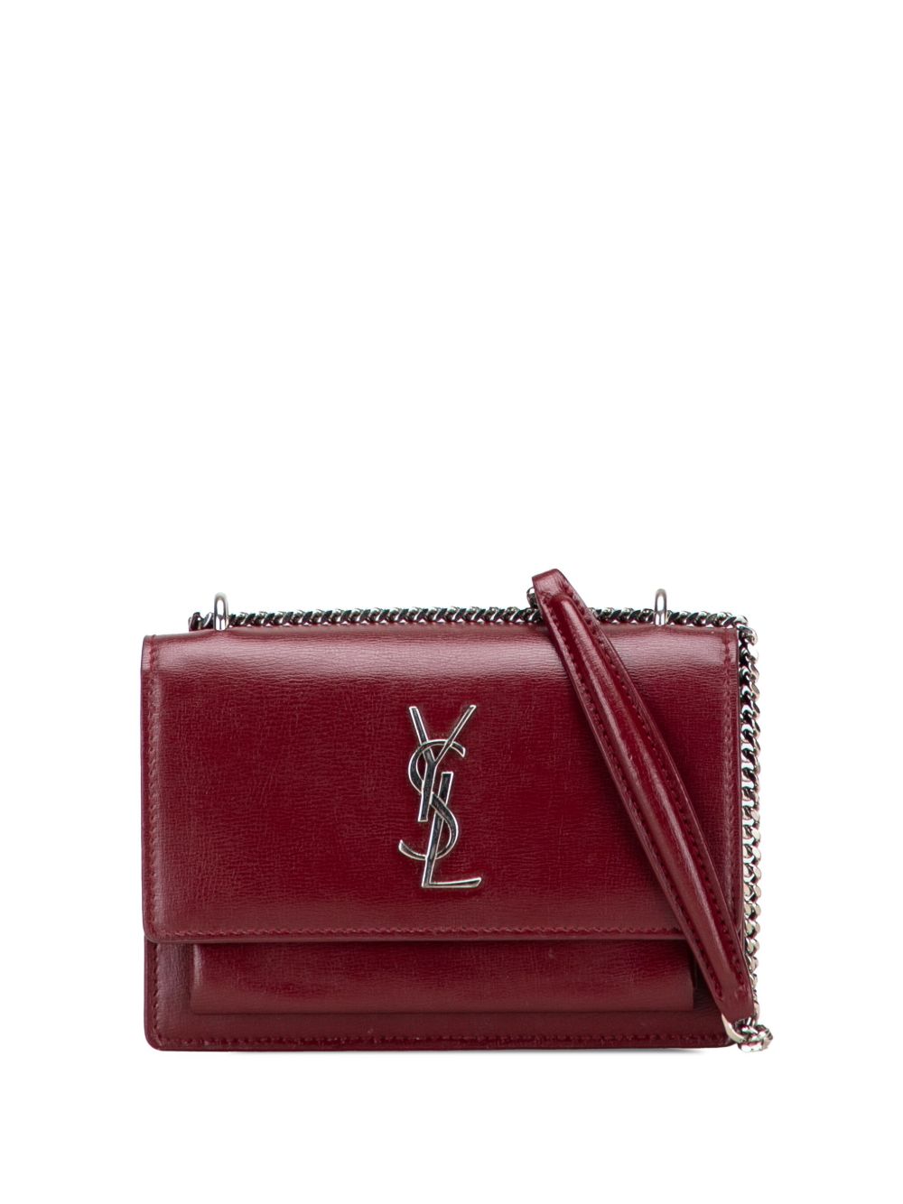 2017 Calfskin Monogram Sunset Chain Wallet crossbody bag