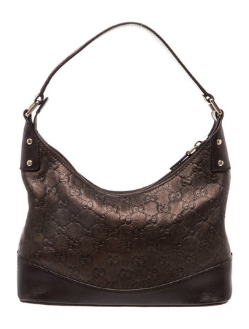 GG Embossed Top Handle Bag Vintage