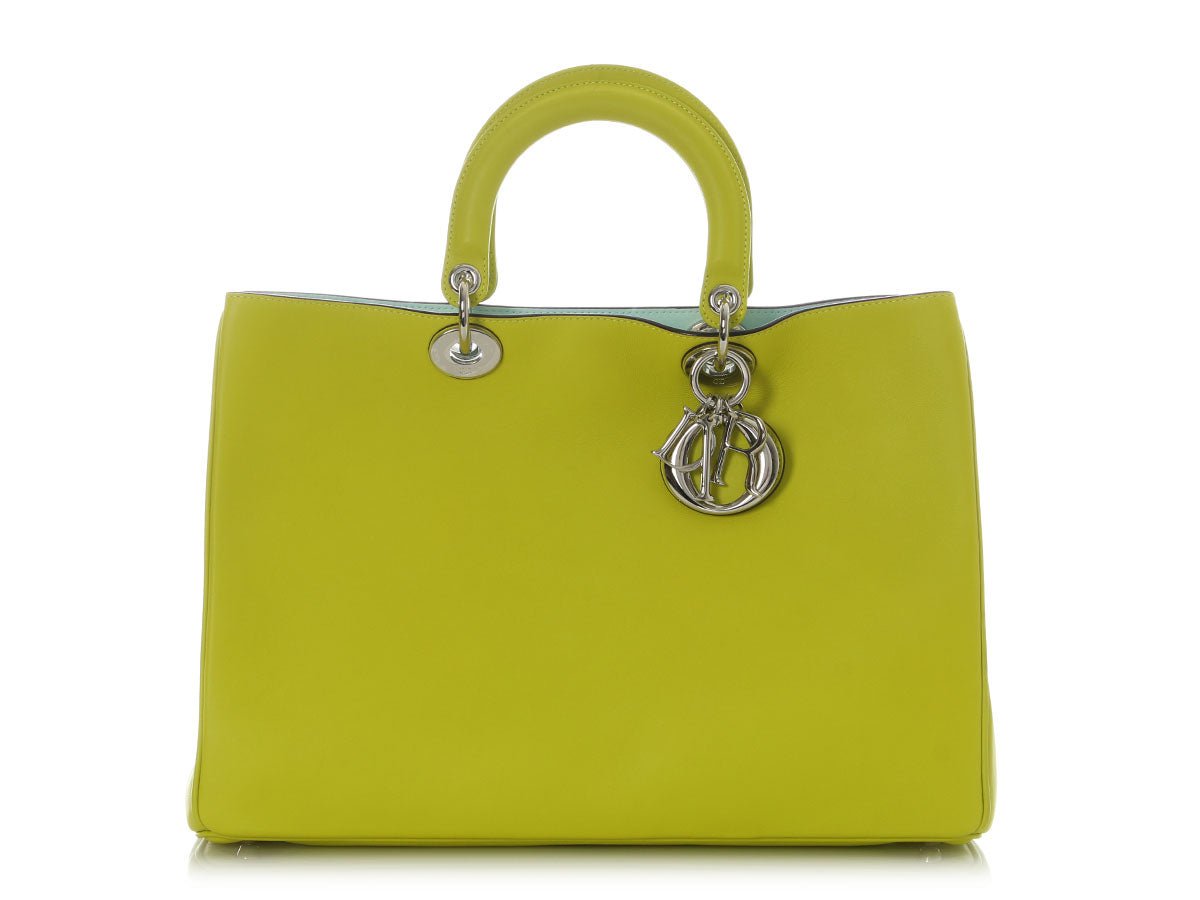 Dior Large Green Diorissimo Tote