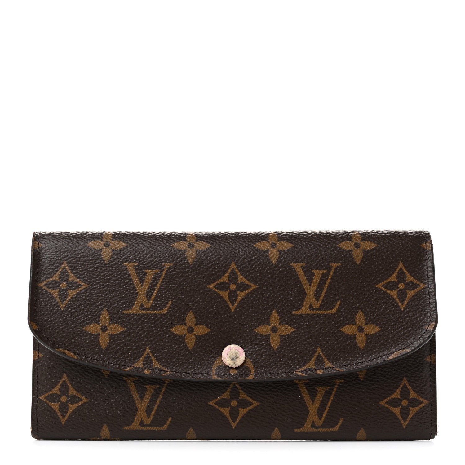 Louis Vuitton Monogram Emilie Wallet Rose Ballerine