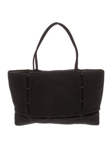 Wool Top Handle Bag