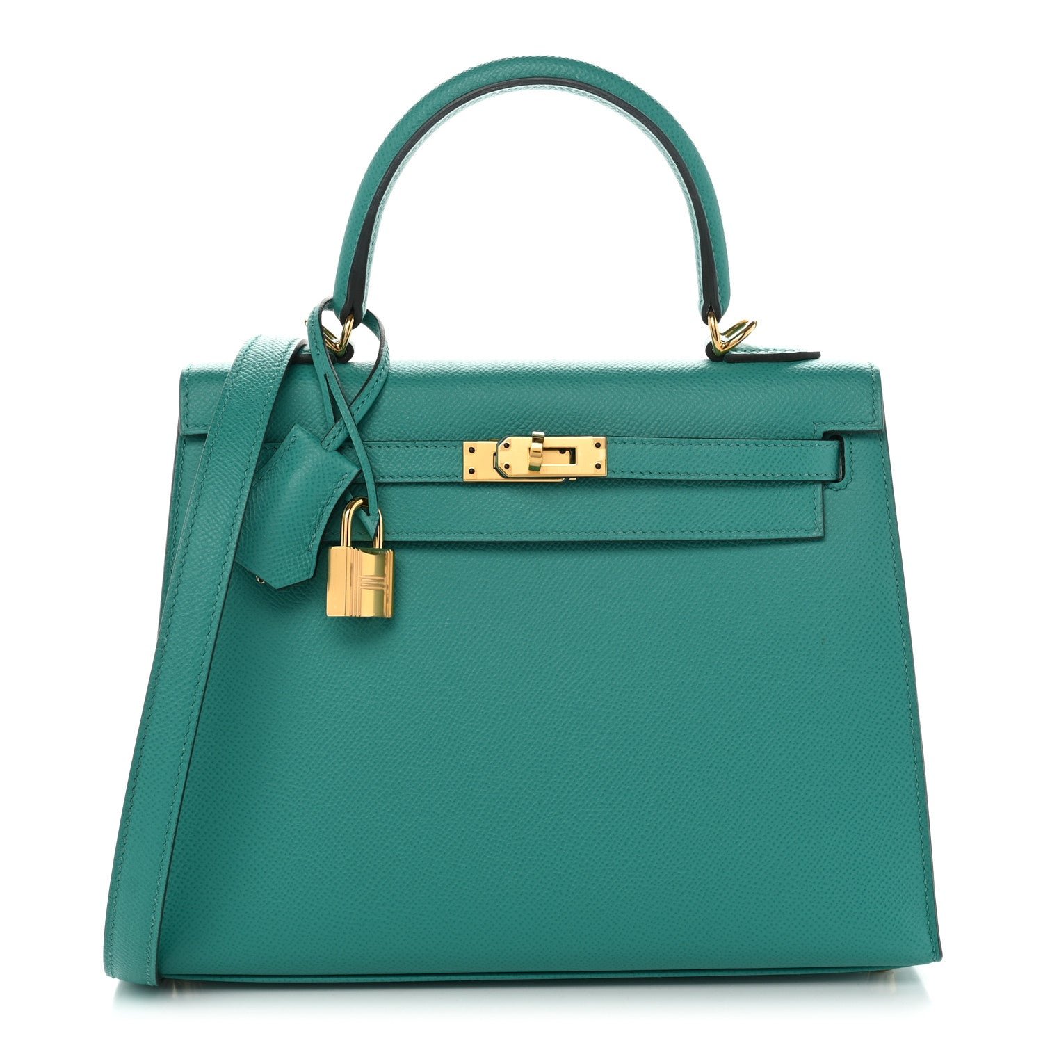 Hermes Epsom Kelly Sellier 25 Vert Verone